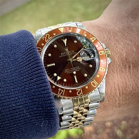 rolex root beer clint eastwood|rolex root beer bezel.